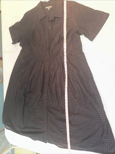 Jessica London Damen Kleid weiß Ösen Baumwolle Fee Mini Übergröße 20 W neu ohne Etikett - Bild 7 von 9