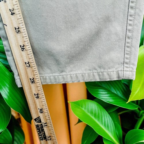 Pantalones Lee De Colección Para Hombre 33x29 Gris Plisado Informal Chino Espalda Plana Bolsillos con Botones - Imagen 5 de 12