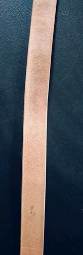 Schmetterling Blume Design Silber Schnalle Ledergürtel 1 1/2" handbesetzt Größe 44" - Bild 9 von 10