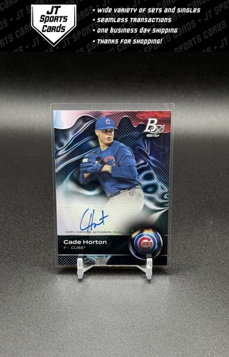 2023 Bowman Platinum Cade Horton TOP-27 Auto | Chicago Cubs