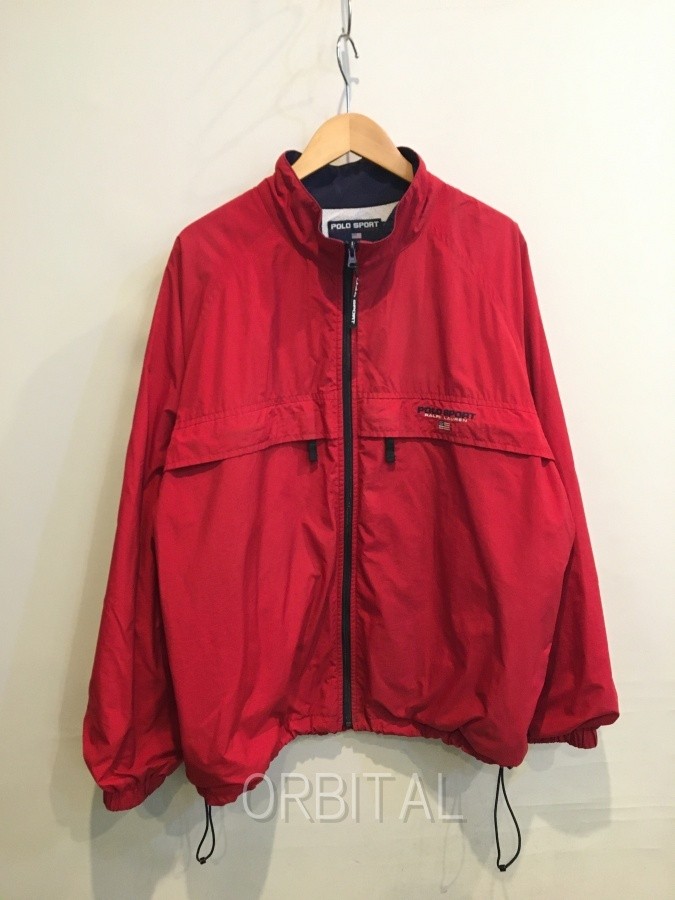 Futako Tamagawa) POLO SPORT Polo Sports 90s Vintage Nylon Blouson Zip Up Jacket