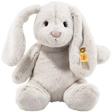 Steiff Hoppie Hase, hellgrau, 28 cm