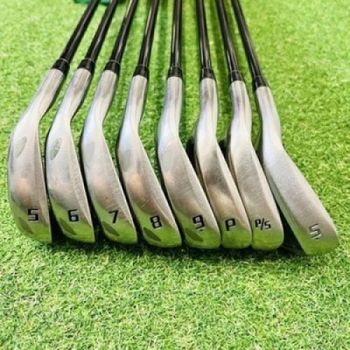 Bridgestone TOURSTAGE VIQ Iron Set 8pcs 5-SW NS950GH Flex Stiff Left-Handed - Picture 3 of 15