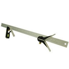 24" Long Combination Try Square Sliding Ruler Angle Tool Rule