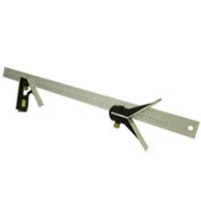 24" Long Combination Try Square Sliding Ruler Angle Tool Rule