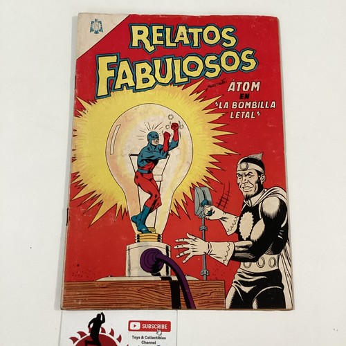 1965 FUMETTI MESSICANI SPAGNOLI RELATOS FABULOSOS #70 NOVARO MESSICO = DC THE ATOM #8