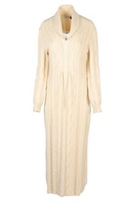 RIXO CREAM KNIT MAXI DRESS UK 14