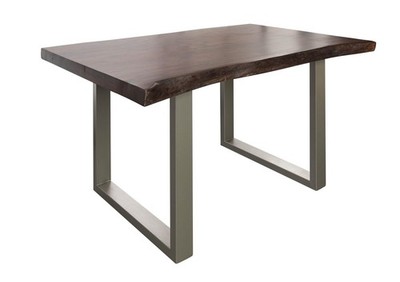 Baumkantentisch Akazie 220x100 natur A-Gestell anthrazit matt FREEFORM 5