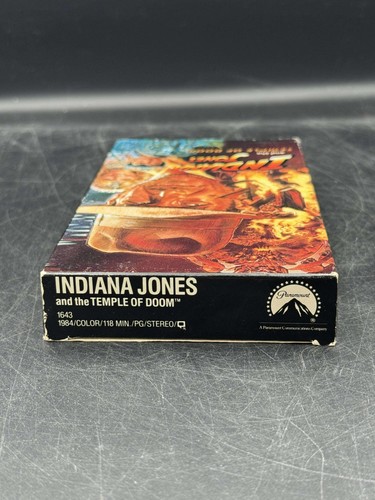 Indiana Jones & the Temple of Doom (VHS, 1984) - Picture 6 of 9