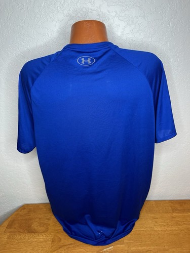 Herren Under Armour The Tech Tee S/S Sport T-Shirt Extra Large XL | Blau - Bild 2 von 5