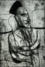 Alfonso Fraile Spanish 1986 signed limited edition original art print etching