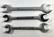 Lot Of 3 Craftsman Double Opened Ended Wrenches  1”x15/16  7/8x3/4 13/16x25/32