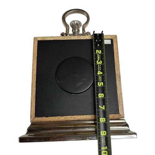 McLaughlin & Scott Cambridge Desk Mantle Natural Wood Clock 2017 Rare WP66Q - Picture 7 of 9