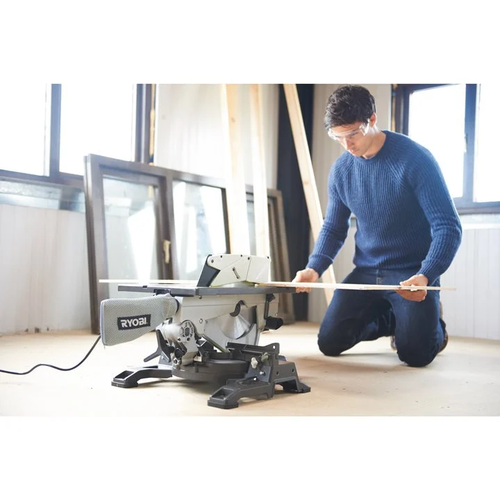 Sierra ingletadora de mesa RYOBI RTMS1800-G 254 mm 30 mm 1800 W láser 4800 rpm - Imagen 2 de 7