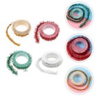 4 Pcs Christmas Thin Metallic Tinsel Garlands 3 m Length Party Decor