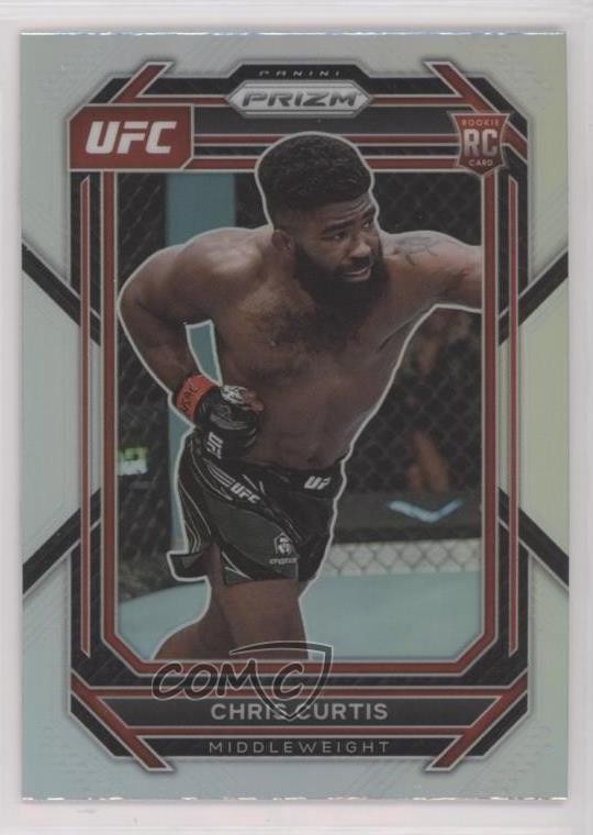 2023 Panini Prizm UFC Silver Prizm Chris Curtis #105 1wv