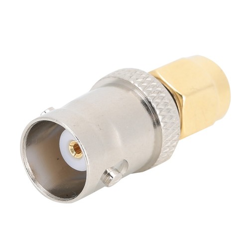 4Pcs Gold And Silver Nickel Plated Brass Bnc Female To Sma Male Adapter Co SPC - Zdjęcie 3 z 9