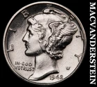 1942-D Mercury Dime- Full Split Bands Choice Gem Brilliant Unc++++ Luster #i2421