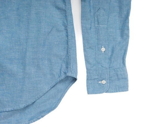Gitman Vintage 240 $ Neu mit Etikett Sommer Chambray blau Button-Down Oxford Hemd XL - Bild 5 von 7