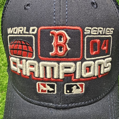 Campeones de la Serie Mundial 2004 (después de 86 años) Boston Red Sox New Era Gorra/sombrero. - Imagen 2 de 12