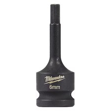 Milwaukee Tool 49-66-5146 Shockwave Lineman's 1/2 In. Drive 6Mm Hex Bit Socket