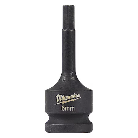 Milwaukee Tool 49-66-5146 Shockwave Lineman's 1/2 In. Drive 6Mm Hex Bit Socket - Picture 1 of 1