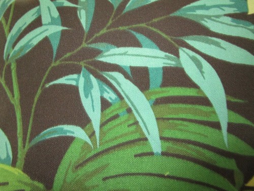 Outdoor Tropical Leaf Deck Veranda Kissenbezug Grün Braun Reißverschluss 16x16 - Bild 4 von 4