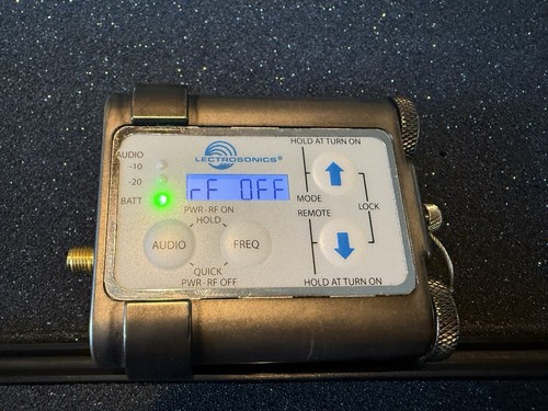 Lectrosonics WM-22 Watertight Belt-Pack Transmitter with Lavalier Mic Block 22 - Picture 3 of 7