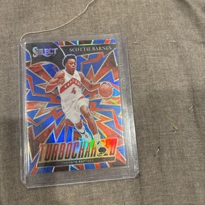 2021-22 Panini Select - Turbocharged Scottie Barnes #4 Blue Prizm (RC)