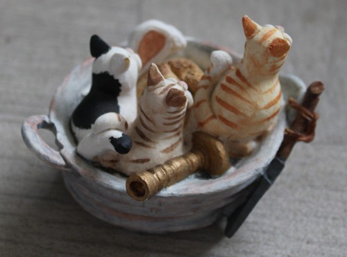 Peter Fagan Colourbox Cat - Rub a Dub HS086 - In Original Box - Picture 3 of 8