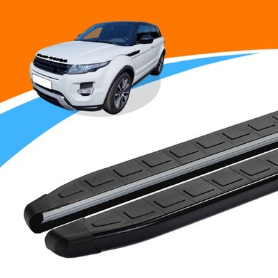 Trittbretter passend für Land Rover Range Evoque ab 06/2011-12/2018 DOLU Schwarz