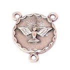 Holy Spirit Center - Pewter Rosary triangle (2cm - 0.8 inches)