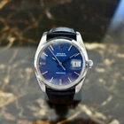 STUNNING VINTAGE GENTS 1974 ROLEX OYSTER DATE WRISTWATCH IN STEEL 34m BLUE DIAL!