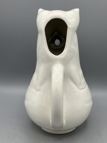 Jarra de agua Burleigh Ironstone Staffordshire Inglaterra cerdo blanco - Imagen 4 de 10