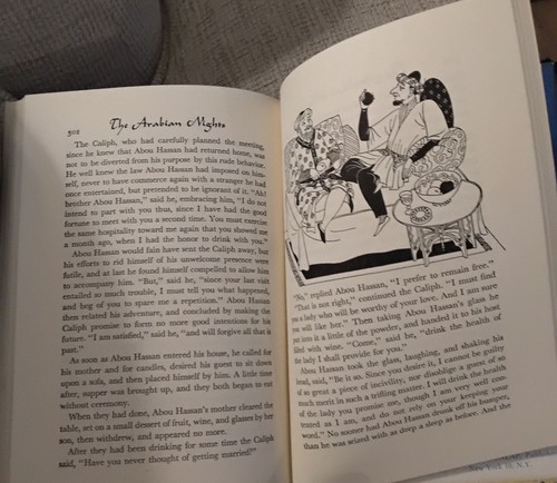Vintage1946 Arabian Nights Illustrated Earle Goodenow Junior Library Hardcover - Picture 7 of 9
