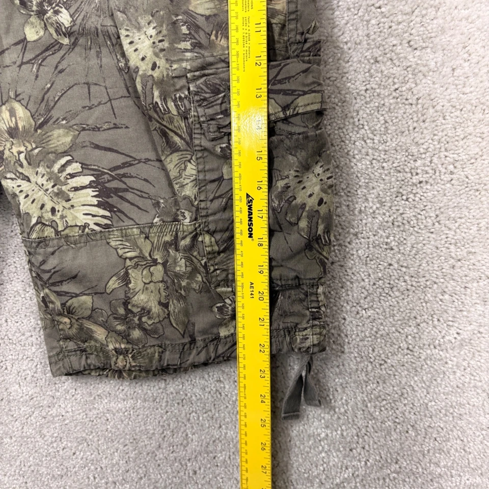 Pantalones Cortos Carga Urban Pipeline Para Hombre Talla 36 Verde Camuflaje Floral Elastizados Foto 4 de 4