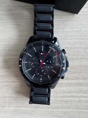 Tommy Hilfinger Armbanduhr Uhr Chronograph 1791789 Edelstahl 5 Bar NEU UVP 379€ - Bild 1 von 4