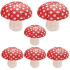6 Pcs Windlicht Papier Pilz Laterne Papierlaternen- Pilzlaterne