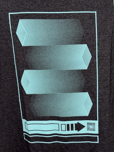 Urban Pipeline Tank Top Black Gray With Mint Green Accents NWT - Picture 3 of 6