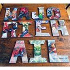 (11) Superhero Letter Sign Home Decoration Wall Decor Hobby Lobby MAJORIEHAIL
