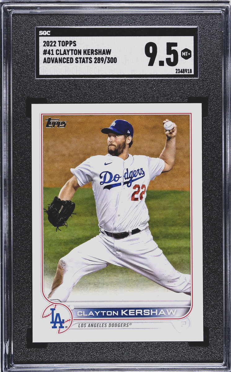 2022 Topps - Clayton Kershaw #41 - Advanced Stats - LA Dodgers