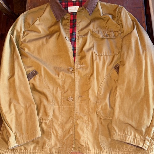 Giacca vintage anni 50 AMERICAN FIELD L marrone caccia fienile campo anatra rosa collina NC - Foto 1 di 10