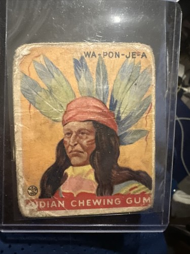 1933 Goudey Indian Chewing Gum Card lotto 15 carte coda maculata funzionante Fox Hopi - Foto 15 di 23