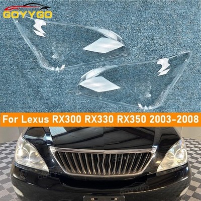 Paar Auto Scheinwerfer Linsen Abdeckung Shell für Lexus RX300 RX330 2003-2008