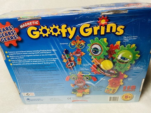 2009 New Learning Resources Goofy Grins Magnetic Gear Building Toys - Picture 3 of 6