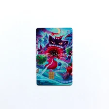 Gengar VMAX Pokémon Credit Card Skin – Vinyl Sticker for Small Chip Cards