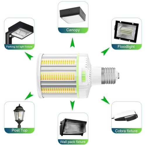 100W LED Corn Light Cob Bulb E39 Garage Barns Shop High Bay Lamp 4500/5000/5700K - Picture 13 of 15