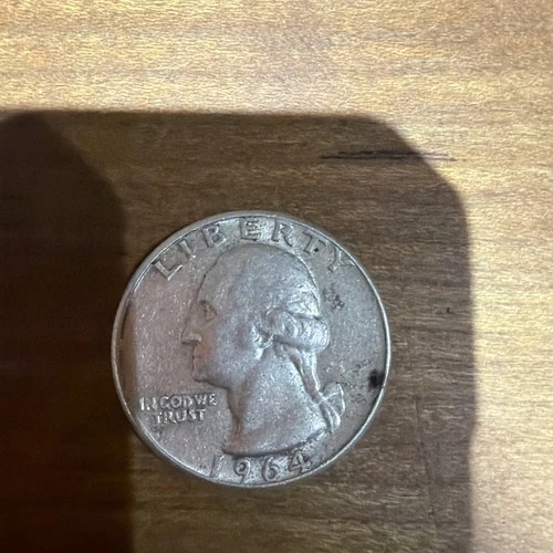 1964-P Washington Quarter circulated BU 90% Silver