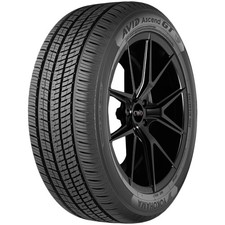 235/60R18 Yokohama Avid Ascend GT 107V XL Black Wall Tire