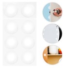 8pcs Selbstklebertür Stopper Silikonwand Beschützer Stoßfänger Beschützer